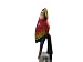 Wooden Red Parrot Beer Tap Handle Sports Bar Kegerator Breweriana Tiki