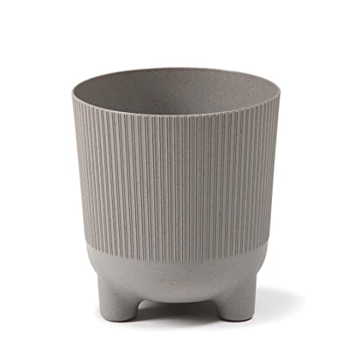 Lamela ARIA ECO WOOD JUMPER Flowerpot Herb Plant New Season 2022 Balcony Garden Container Bucket Unique Surface Design Origina Kids Room impress? (diameter 14 cm
