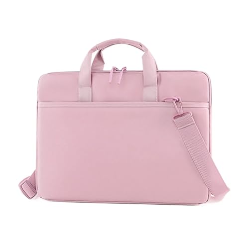 Sacoche ordinateur portable 14 pouces rose pour le travail de bureau et les cours de fac