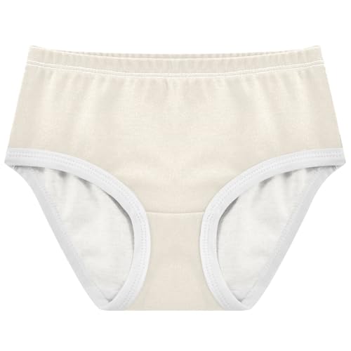 Joisal Beige Cream Girls Underwear Toddlers 2t Cotton Panties Little Girl Stylish Briefs Kids Undies