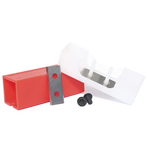 Sinoprotools 2 cuchillas de repuesto para plaquitas reversibles (como repuesto), 12 x 30 x 1,5 mm, 4 cantos de corte, cuchillas intercambiables de metal duro, para fresas de madera, fresas