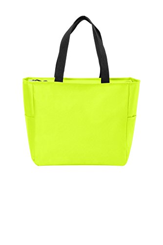 Port Authority Essential Zip Tote. BG410 Safety Yellow OSFA