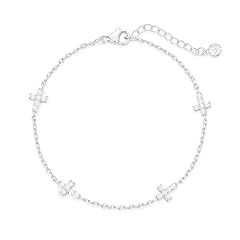 G- Cross Bracelet- Silver