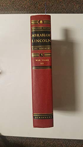 Abraham Lincoln the War Years-iii (The Sangamon... B001MW2B66 Book Cover