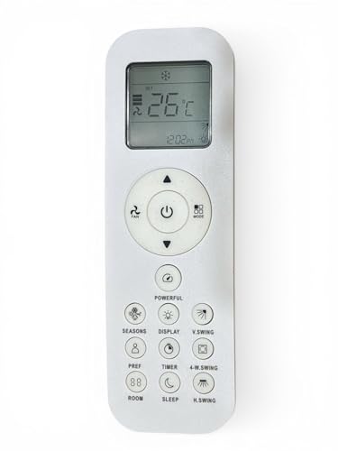 Image of Compatible with Blue Star AC Remote Original Model 301a 301A Suitable for 1 | 1.5 | 2 Ton Split and Window Air Conditioner - Match Remote Key by Key with Existing Remote Control