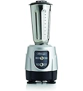Omega BL360S 1-HP Blender Features Easy to Use Toggle Controls 32-Ounce Stainless Steel Blending ...