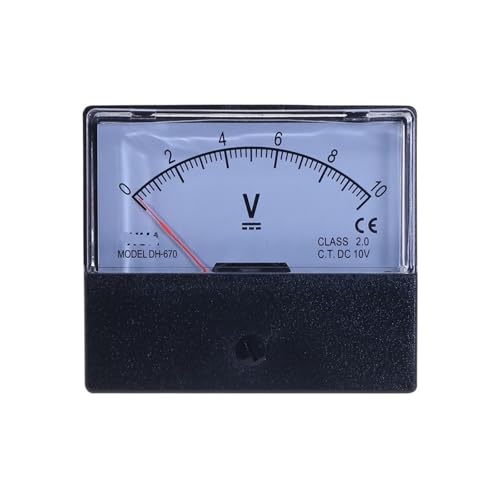 Voltmètre analogique CC DH-670 équipement de mesure mécanique 50V
