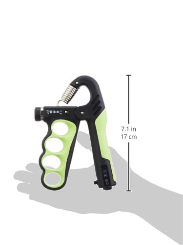 Image of Btag Advanced Hand Grip Exerciser with Counter - Heavy-Duty 100 KG Forearm & Wrist Strength Trainer (Green)