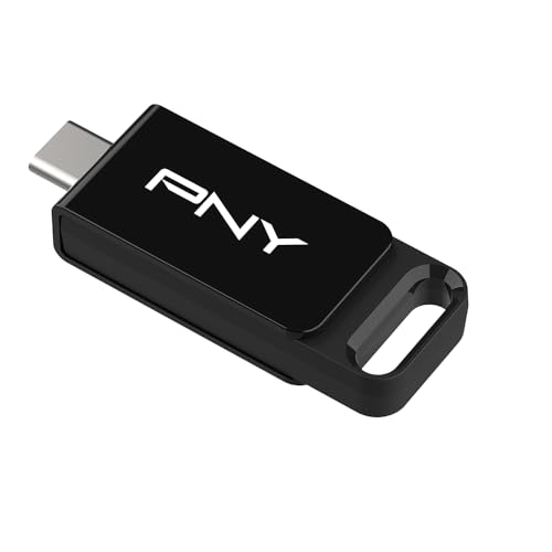 Clé USB 3.2 Elite PNY Type-C 64Go pour transfert rapide