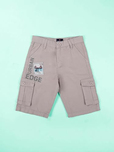 Image of KiddoPanti Boys Cotton Twill Knee Length Cargo Short