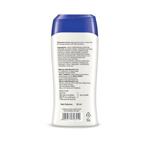 Image of Yuthika Soft Touch Milk Body Lotion for Women & Men, (24pc of 20ml Each) Hydrating, Fast Absorbing, Non-Greasy Lotion for Soft, Smooth Skin, All Skin Types