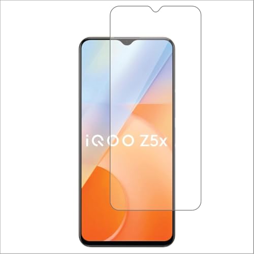 Image of SISODIYA ENTERPRISES Tempered Glass Screen Protector | Edge To Edge Coverage Screen Guard | Thin & Ultra-Clear Tempered Glass | Screen Protector Compatible for iqoo z5x
