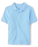 The Children's Place boys Uniform Pique Polo Shirt, Brook, XL 14 husky