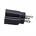 BE-TOOL 2 Sets 4 in 1 15 Amp to 20 Amp AC Power Adapter, T-Blade Female Adapter - 5-15P to 5-20R, 6-15R, 6-20R Power Adapter