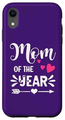 Moms Favorite Mom of the Year Award Mum Daughter Mothers Day �X�}�z�P�[�X iPhone XR �p