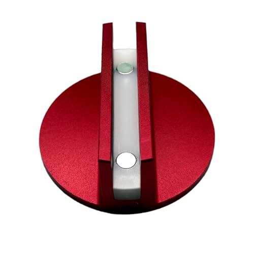 Image of Jack Pad Suitable for Universal Vehicles 0.4 inch Slotted Aluminum Groove Frame Guide Rail Adapter(Red)