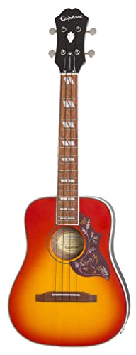 Epiphone Hummingbird Tenor Ukulele Faded Cherry Burst (FC) �e�i�[�E�N���� �n�~���O�o�[�h �s�b�N�A�b�v�t �G���L�E�N���� �G�s�t�H��