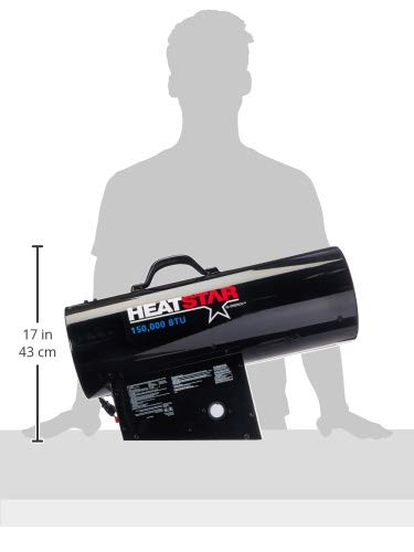 Heatstar By Enerco F170180 Forced Air Variable Natural Gas Heater HS150NG,  150K: Forced Air Natural Gas Portable Heater: Amazon.com: Tools u0026 Home  Improvement