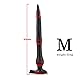 BDSMJOY 406mm Riesen Dildo Anal Dildo Groß Dildos,Extra Lange Analdilos Herren,Analplug Diloschwanz für Frauen Männer,Realistischer Dildo Buttplug Analdehner Po Dusche Analspielzeuge (Schwarz, M)