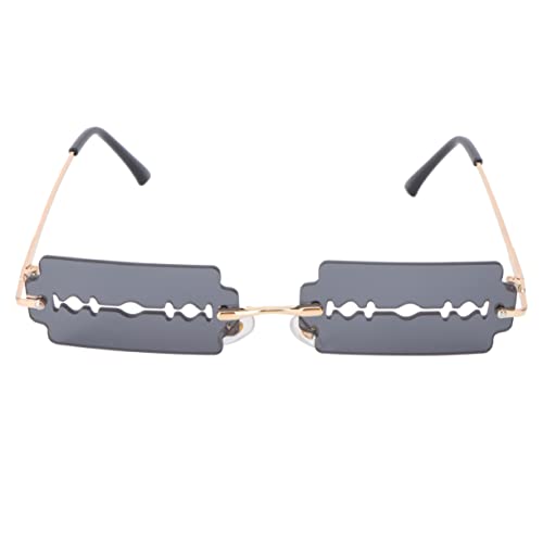 NOLITOY 1Pc Hollow Out Funny Sunglasses for Parties Accessories for Halloween Unisex Design for Adults Lightweight and Comfortable for Festive Celebrations