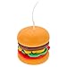 SHERCHPRY Hamburger Shaped Scented Candle Unique Burger Shape Aroma Fragrance Candles Small Food Soy Wax Candle Birthday Wedding Gift for Yoga Meditation