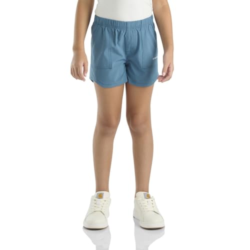 Carhartt Kid's CH9308 Rugged Flex™ Lightweight Short - Girls - 5 Child - Real Teal