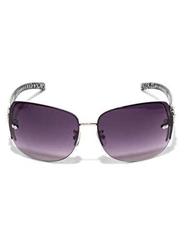 GUESS Factory Women's Rimless Shield Sunglasses2