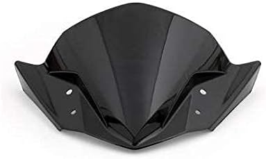 SMS TRADERS Headlight Small Windshield Visor for Bajaj Pulsar NS (Black)