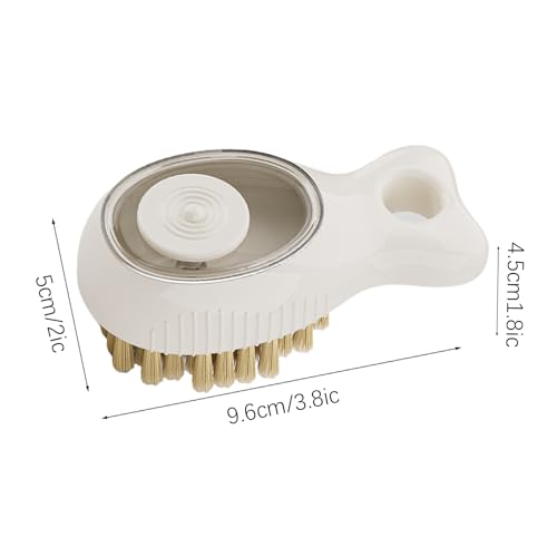 Dishwashing Brush, Grime Removal Soap Dispenser, Kitchen Scrubbing Brushes with Ergonomic Bristles, Cleaning Tool Material, Compact Brush with Ergonomic Design, Kitchen Accessory for Dishes - imagen 5