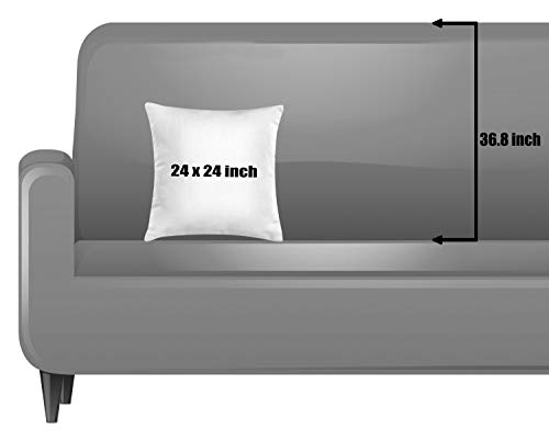 Ambesonne Abstract Decorative Throw Pillow Case Pack Of 4, Multicolored Expressionist Work Of Art Vibrant Rainbow Design Tainted Pattern, Cushion Cover For Couch Living Room Car, 24", Rainbow Color #TOP1