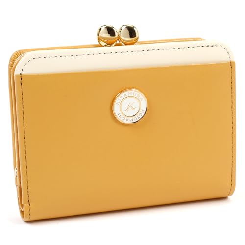 [キタムラ] MOTOMACHI」Kマーク 二折財布 NH0836 キャメル/ベージュ [茶色] 61502