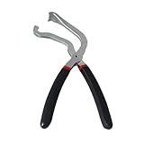 DINYO Upgrade Electrical Disconnect Pliers 60 Degree, 60° Automotive Connector Plier for Long Spark, Fuel Line & Push Tab Style Plugs, Black