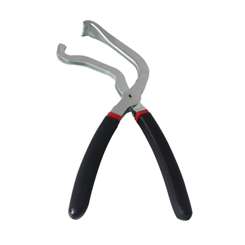 DINYO Upgrade Electrical Disconnect Pliers 60 Degree, 60° Automotive Connector Plier for Long Spark, Fuel Line & Push Tab Style Plugs, Black