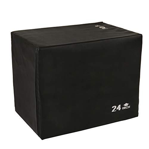 Sunny Health & Fitness Foam Plyo Box, 440Lb Weight Capacity With Weighted Foam For Stability And 3 In 1 Height Adjustment - 30"/24"/20" For Plyometric Training #TOP6