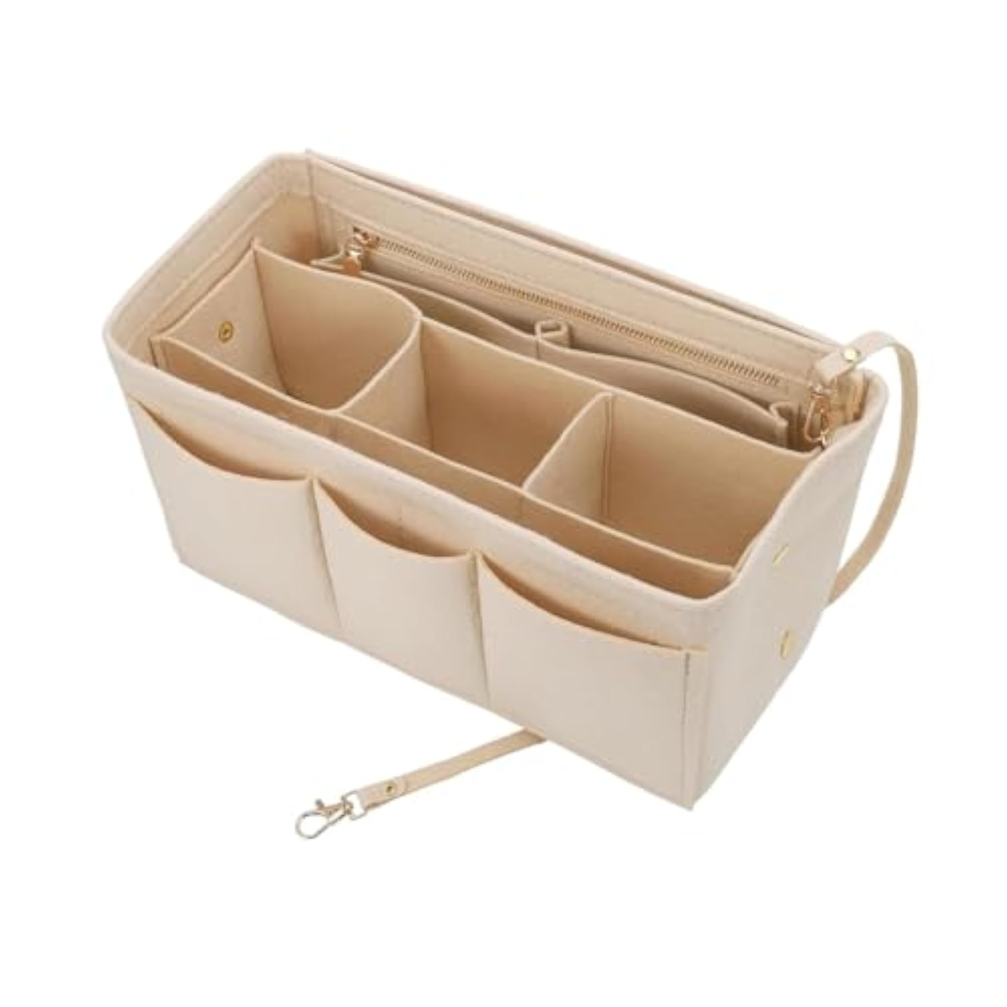 Felt Cosmetic Case Multipurpose Tote Organizer Insert