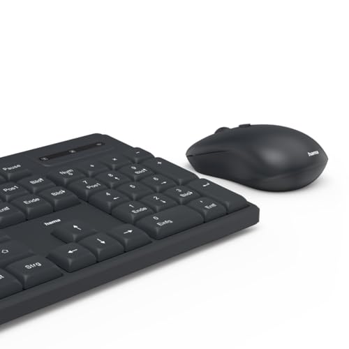 Ensemble clavier et sans fil Hama Membrane Ambidextre Technologie 24 GHz Portée 10 - vue 6