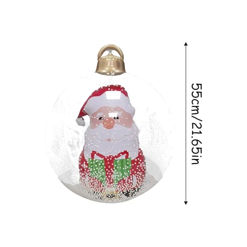 Bolas de Navidad inflables impermeables y resistentes para decoraciones exteriores 4