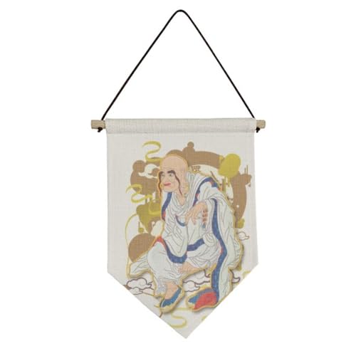 Drapeau en toile Dix-huit Arhats kakemono finitions premium