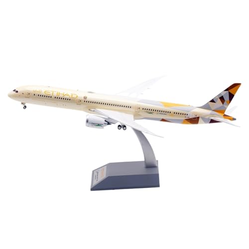 Modelo de avión Etihad Boeing B787-10 escala 1:200 réplica de simulación en miniatura de 34 cm