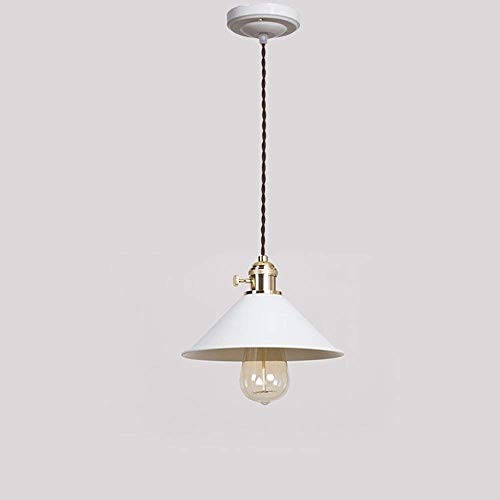 Abat-jour style européen créatif blanc pour lustre plafonnier de cuisine