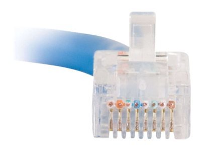 Image of C2G /Cables To Go 24359 Cat5E Non-Booted (UTP) Patch Cable, 50 Pack, Blue (7 Feet /2.13 Meters)