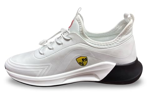 Image of Athletic Sneakers, Slip-On Style, Cushioned Sole, Toggle Lace System, Casual Sports Shoes