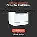 Cookology Mini Counter top, Tabletop Dishwasher, 6 place settings (White)