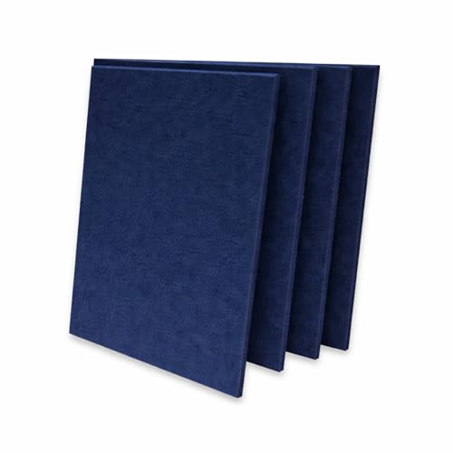 Image of MMT Acoustix Premium Felt Acoustic Panels for Offices, Bedrooms & Studios | Sustainable PET Felt Panels for Echo Reduction & Sound Absorption | 4x2 Ft, 9mm Thick | Iris - Pack of 4