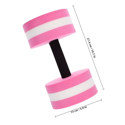 Cabilock Pesas de Espuma Acuática 2 Pzas Rosa Blanco miniatura 2