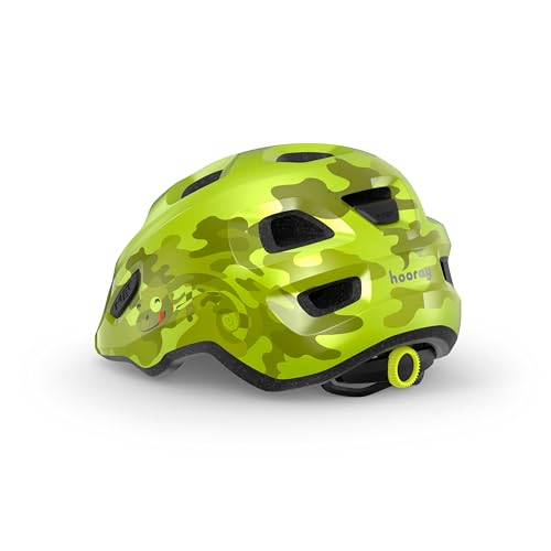 MET - Hooray Children's Cycling Helmet In Lime / Chamaleon Size Extra Small (46-52 cm), Multicolour, XS - Image 2