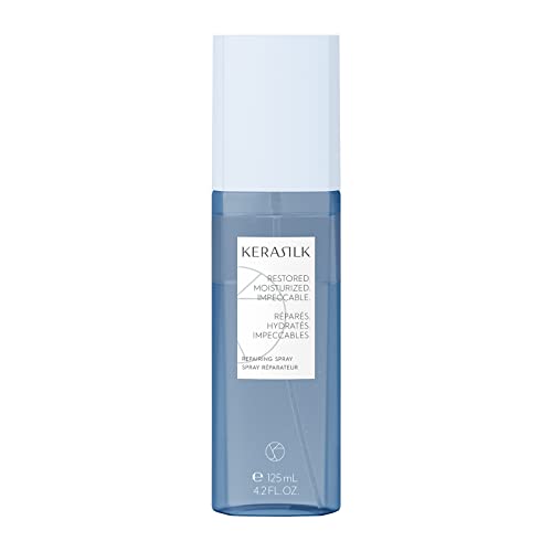 Kerasilk Repairing Spray for Damaged Hair, Vegan Formula, Heat Protection