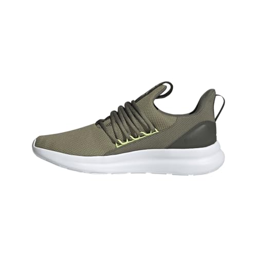 adidas Men's Lite Racer Adapt 7.0 Sneaker, Olive Strata/Night Cargo/Pulse Lime, 9