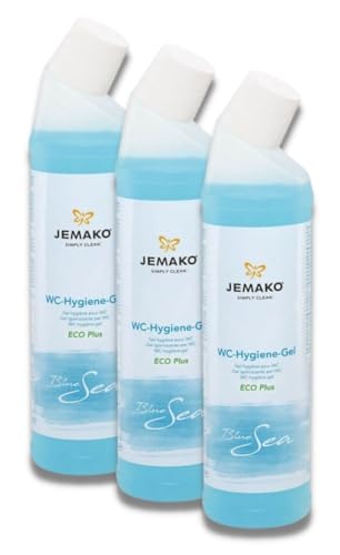 Jemako WC Reiniger Hygiene Gel Blue Sea 3 x 750 ml
