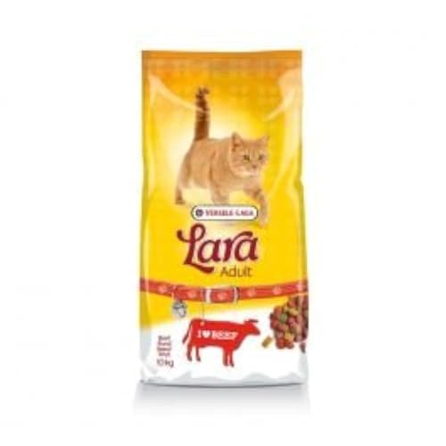 VERSELE-LAGA Lara Adult Beef Flavour 10kg - Croquettes délicieuses au bœuf - Chats Adultes